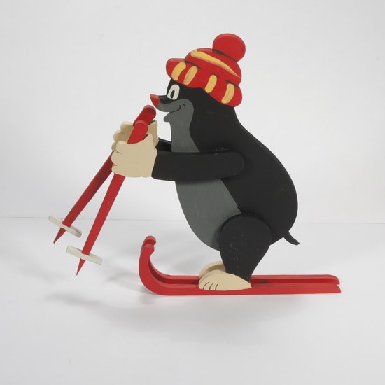 Елочные игрушки - Кротик на лыжах 9005